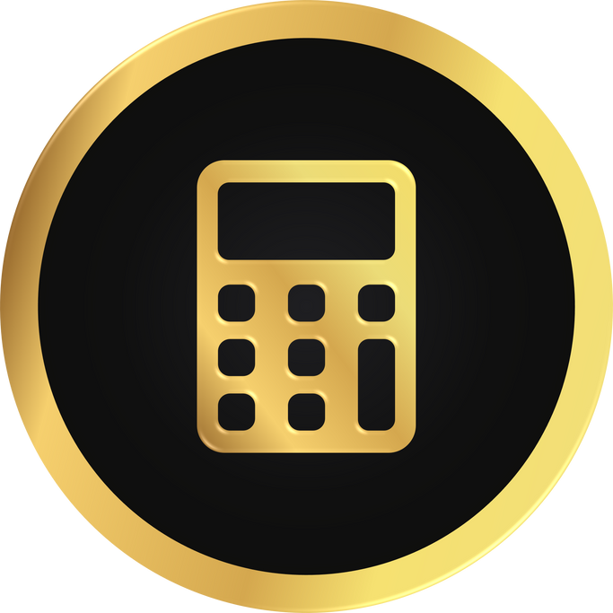 Gold Calculator Icon